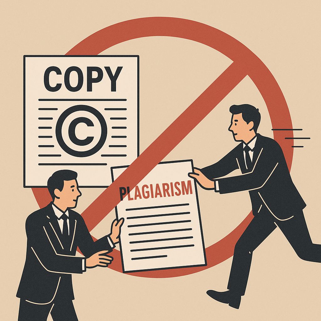 Соблюдение авторских прав при плагиате