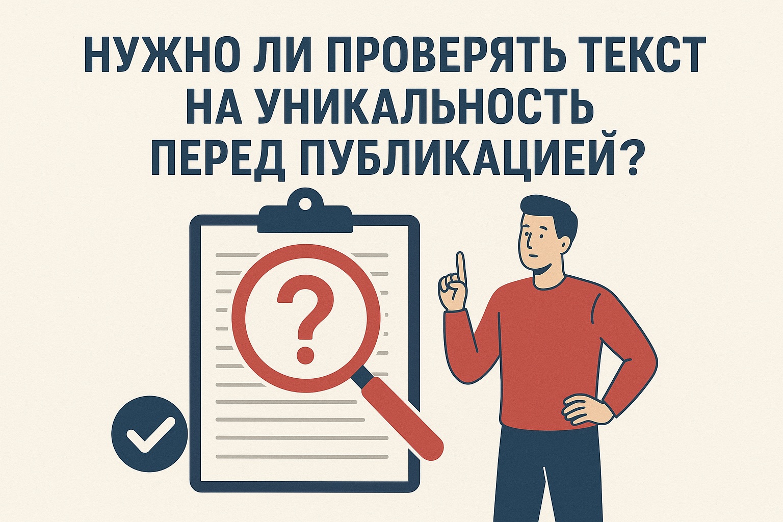 Нужно ли проверять текст на уникальность перед публикацией?