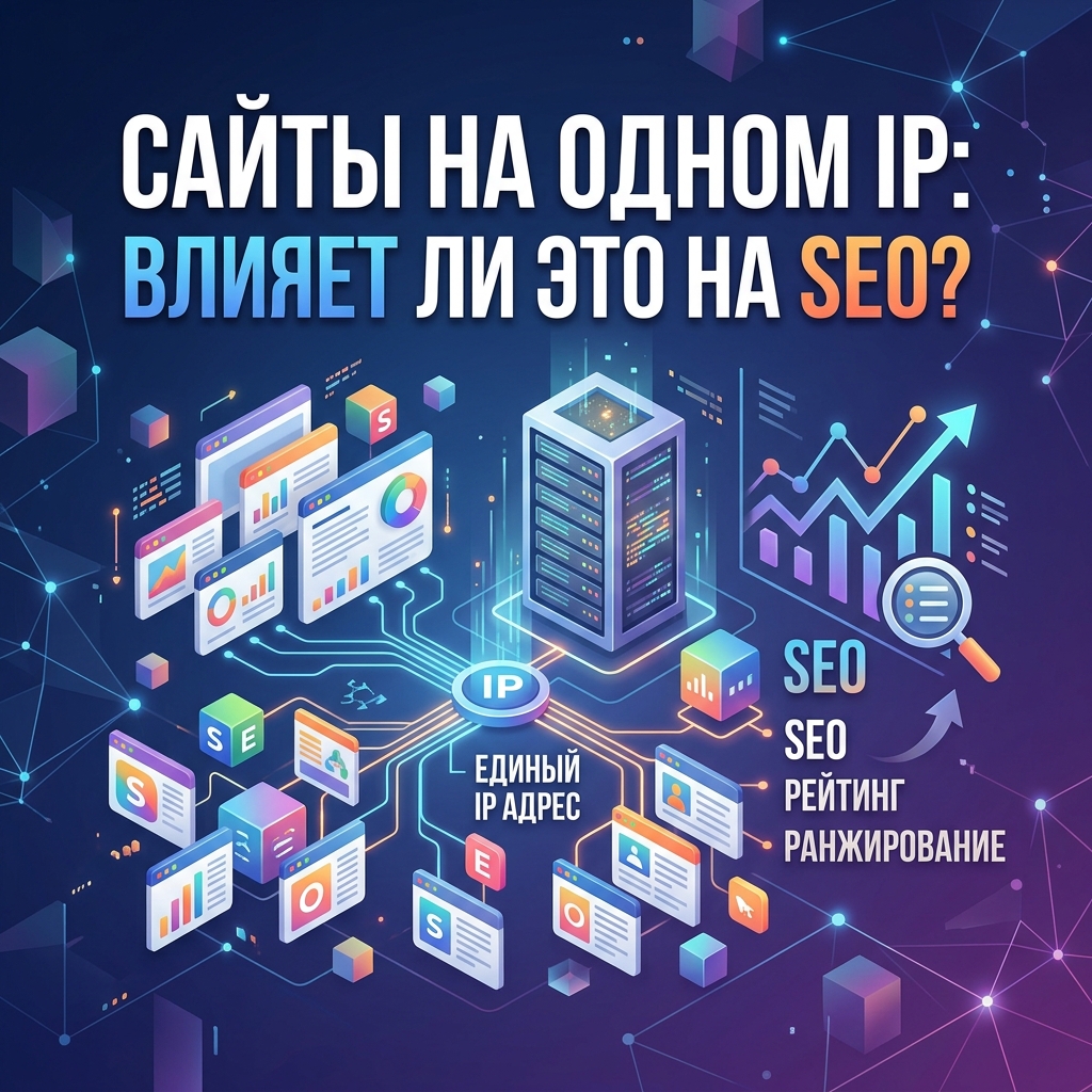 Сайты на одном IP: влияет ли это на SEO