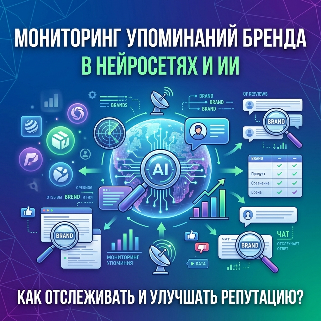 Как отслеживать упоминания бренда в нейросетях