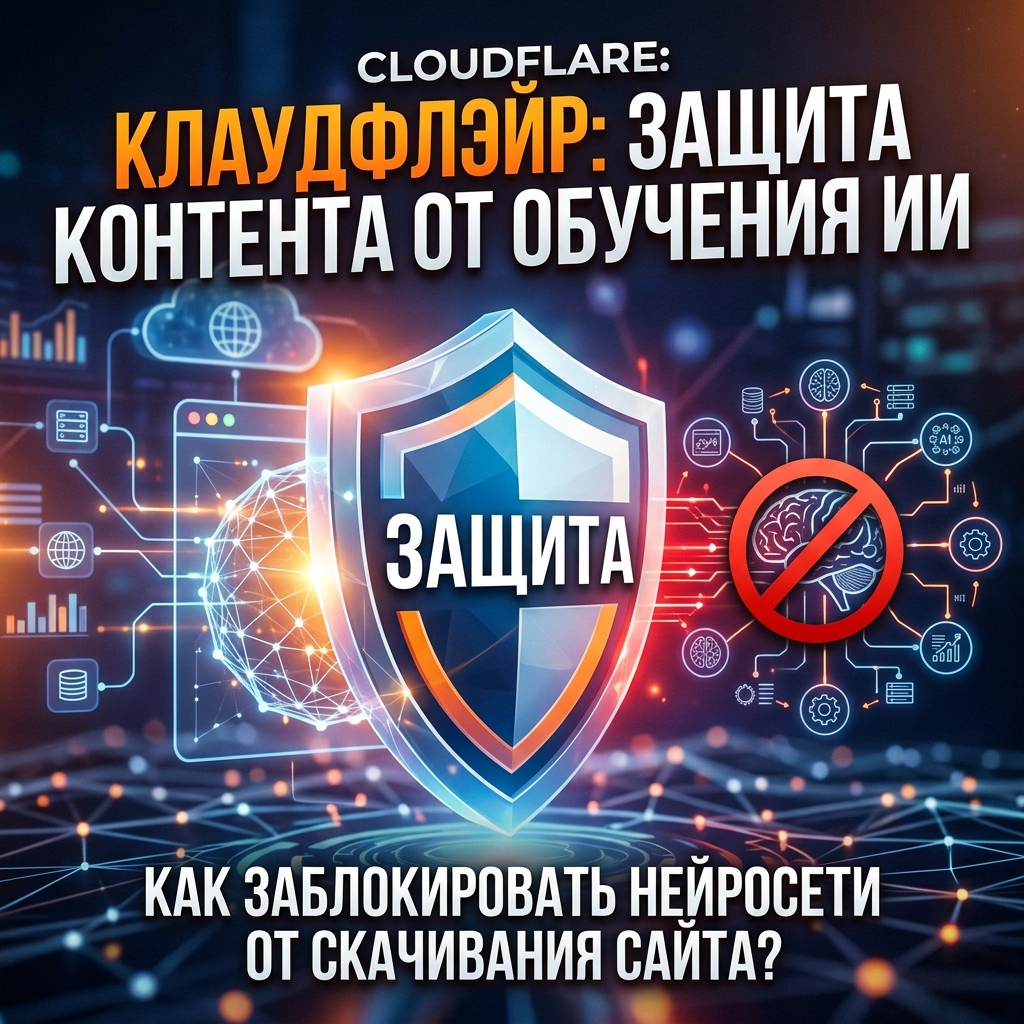 Cloudflare поможет защитить контент сайтов от обучения нейросетей