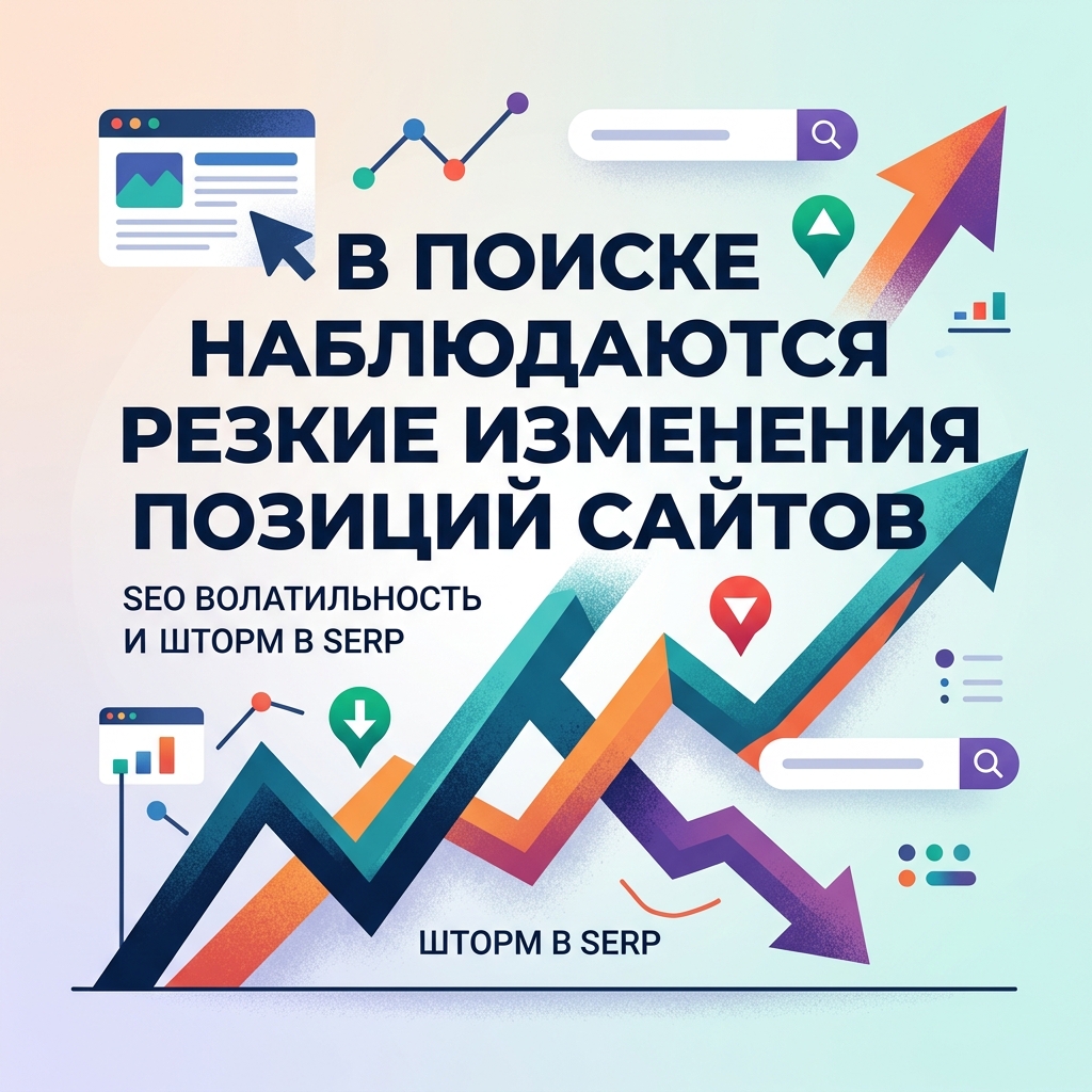 В поиске наблюдаются резкие изменения позиций сайтов