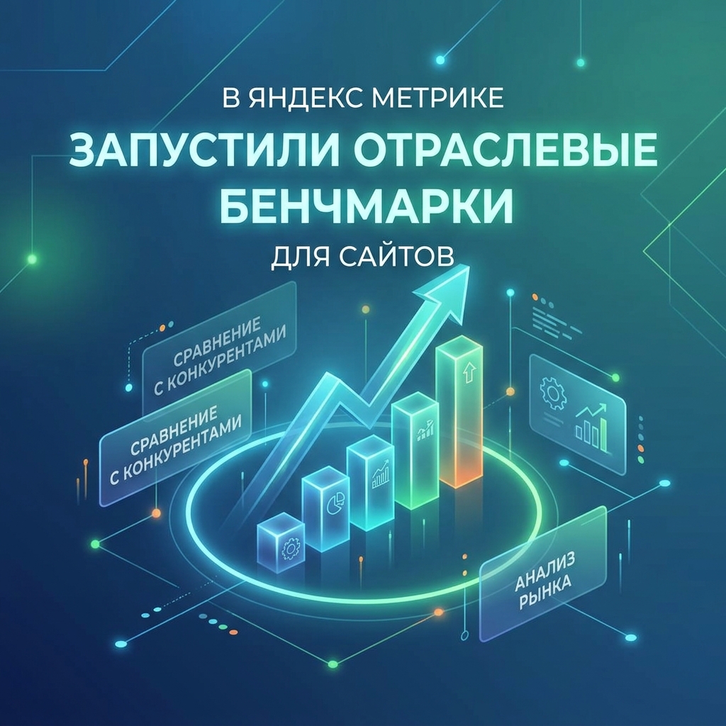 В Яндекс Метрике запустили отраслевые бенчмарки для сайтов